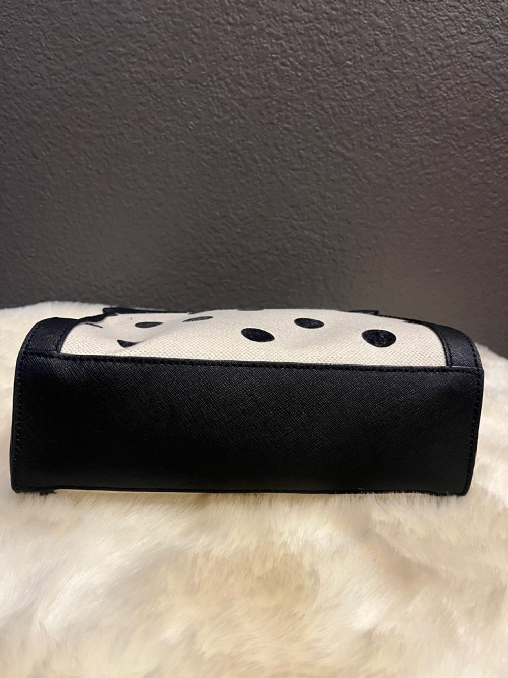 kate spade Black, Cream & black Polka Dot Top-Handle Satchel - Picture 5 of 6